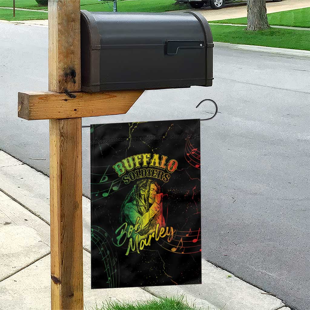 Reggae King Buffalo Soldier Garden Flag Honoring The Legend LT05