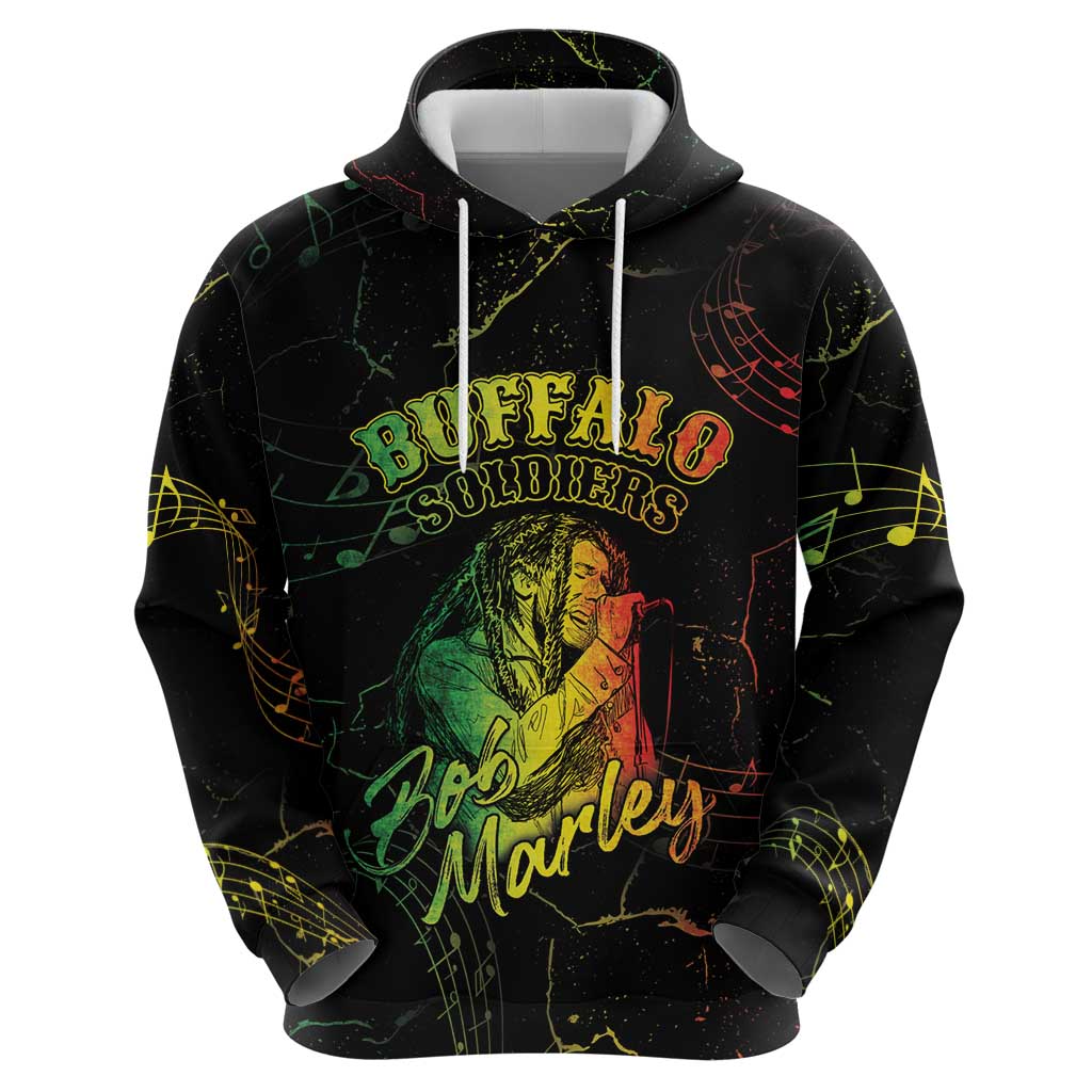 Reggae King Buffalo Soldier Hoodie Honoring The Legend LT05