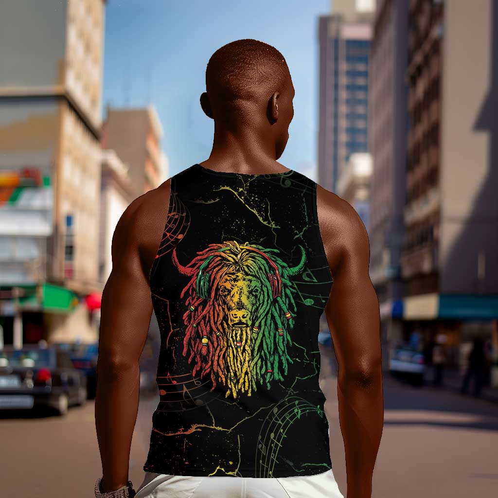 Reggae King Buffalo Soldier Men Tank Top Honoring The Legend LT05