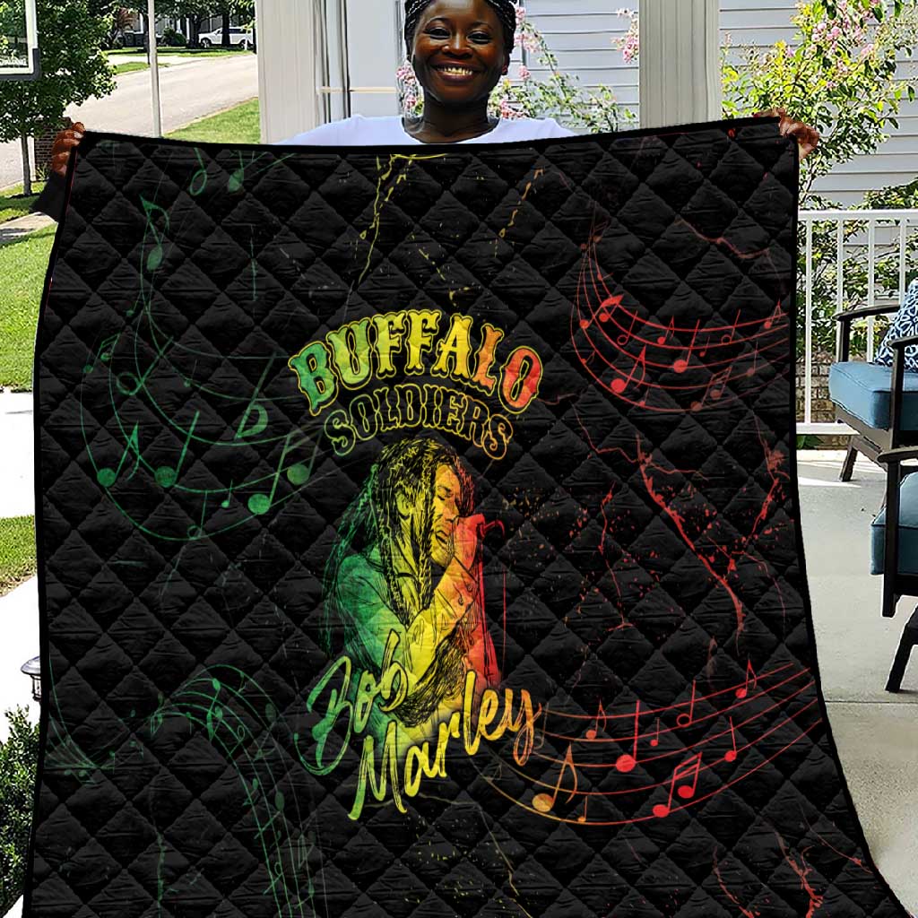 Reggae King Buffalo Soldier Quilt Honoring The Legend LT05