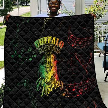 Reggae King Buffalo Soldier Quilt Honoring The Legend LT05
