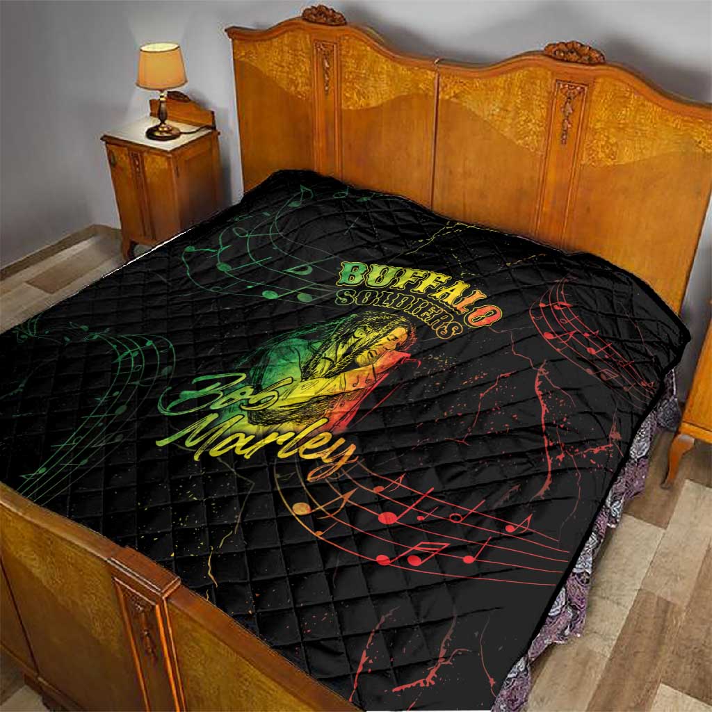 Reggae King Buffalo Soldier Quilt Honoring The Legend LT05