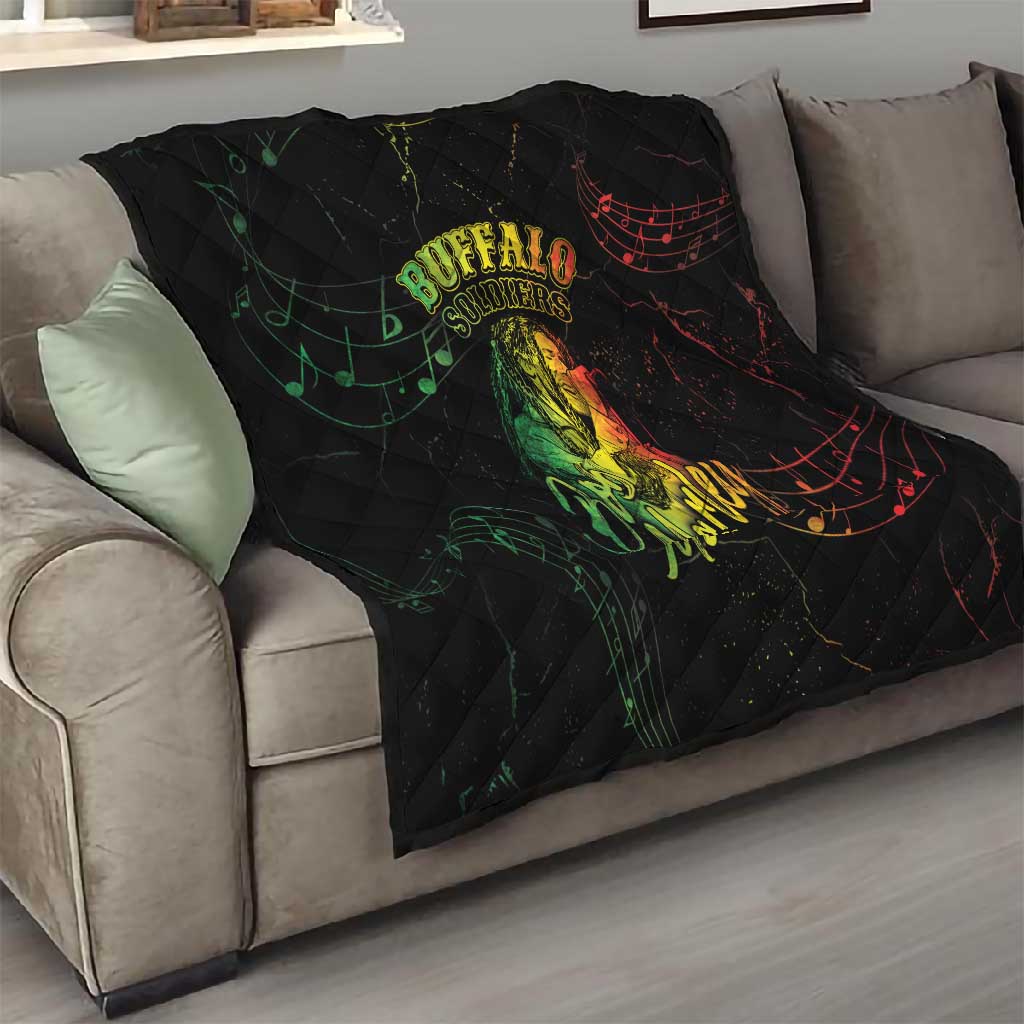 Reggae King Buffalo Soldier Quilt Honoring The Legend LT05