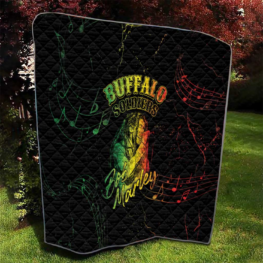 Reggae King Buffalo Soldier Quilt Honoring The Legend LT05
