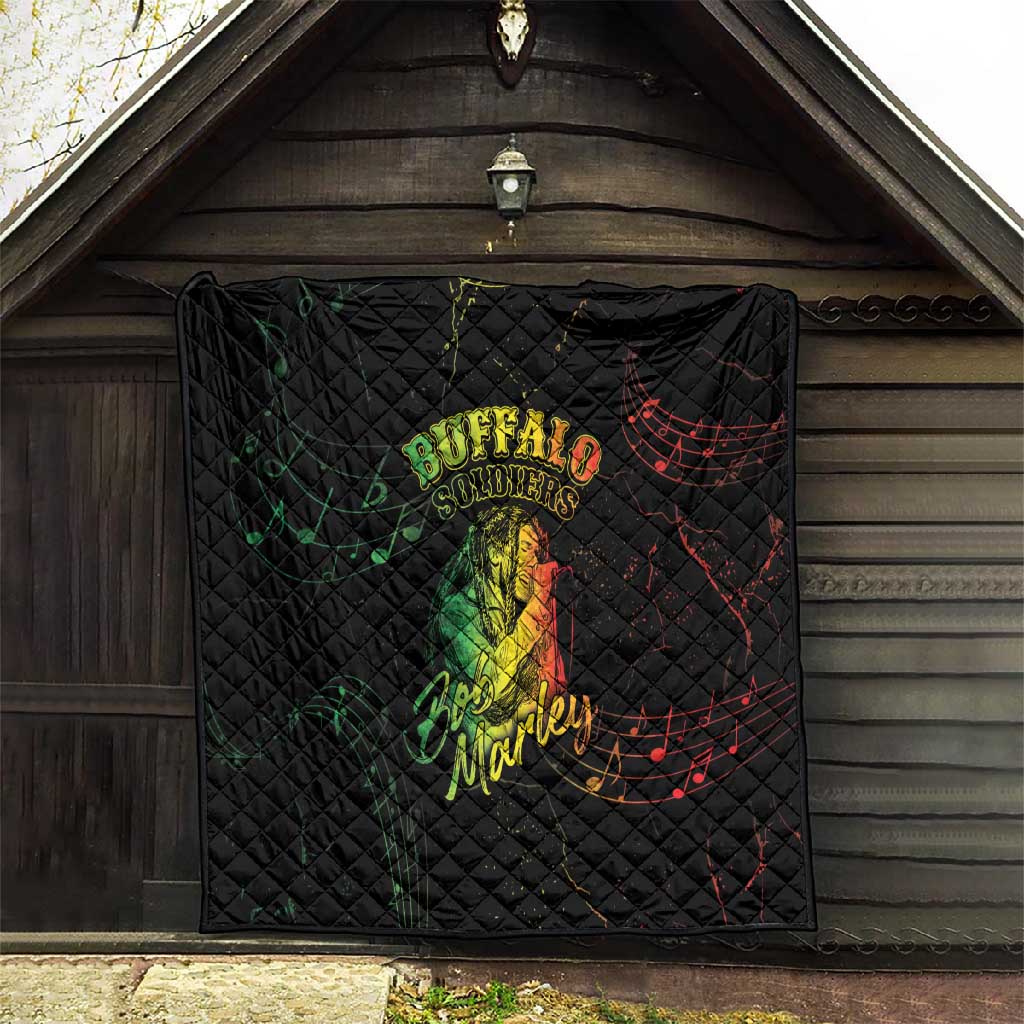 Reggae King Buffalo Soldier Quilt Honoring The Legend LT05