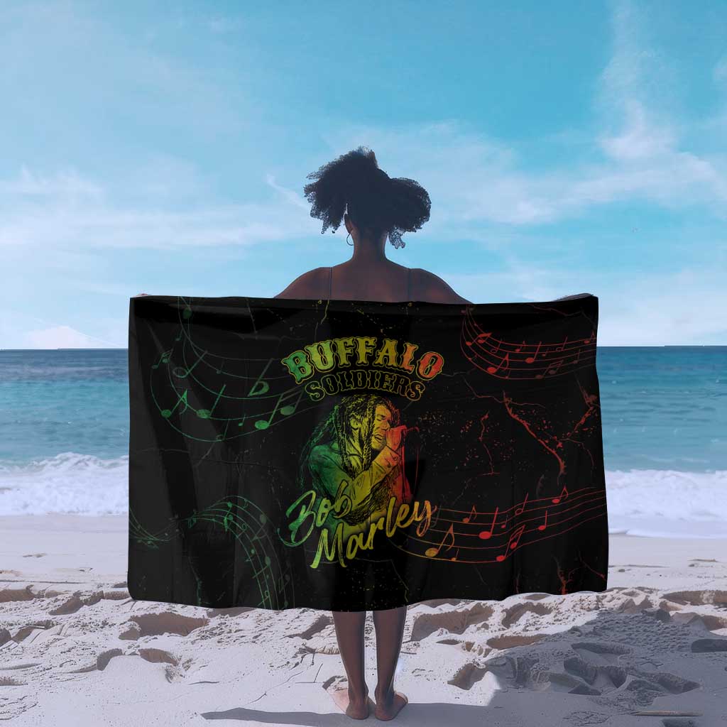 Reggae King Buffalo Soldier Sarong Honoring The Legend LT05