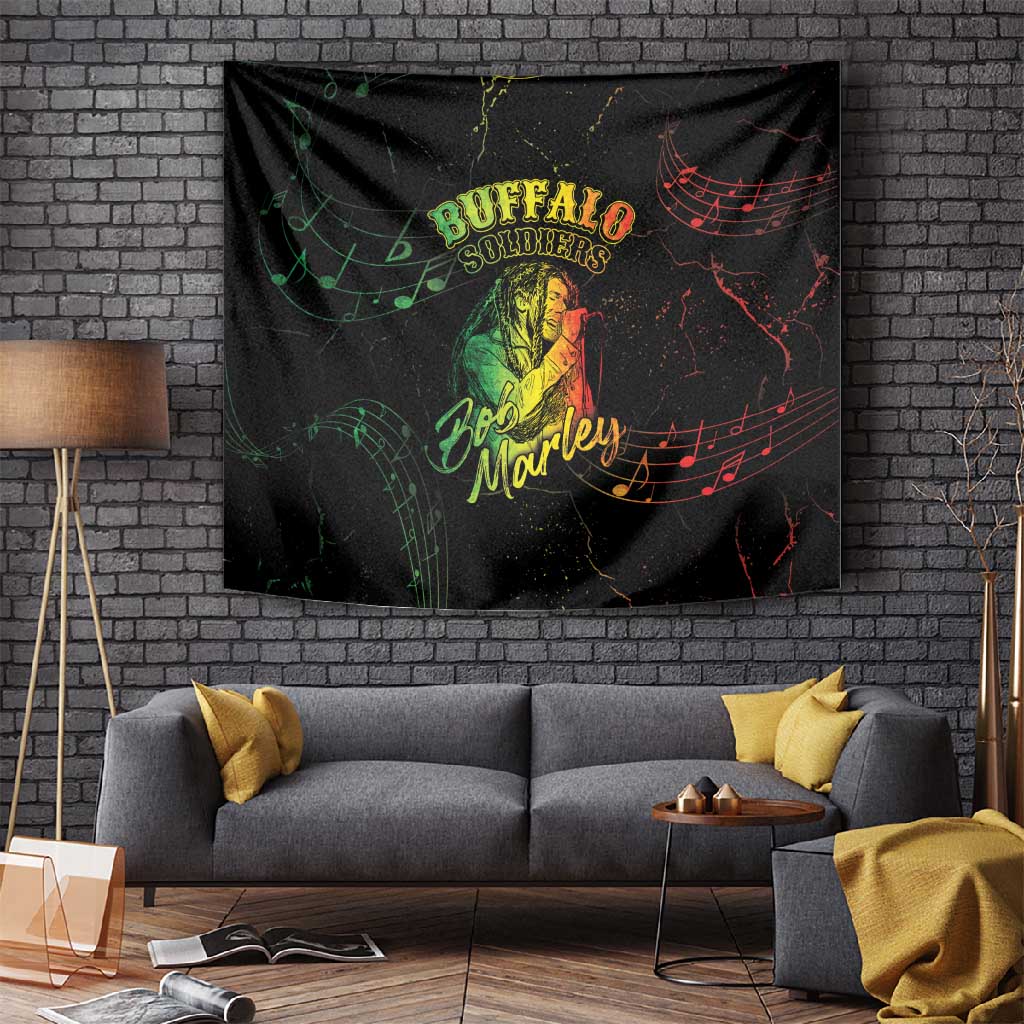 Reggae King Buffalo Soldier Tapestry Honoring The Legend LT05