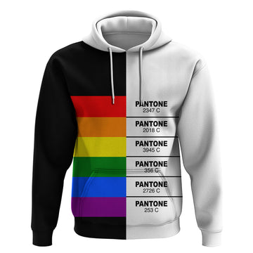 LGBT Pantone Hoodie Pride LT6