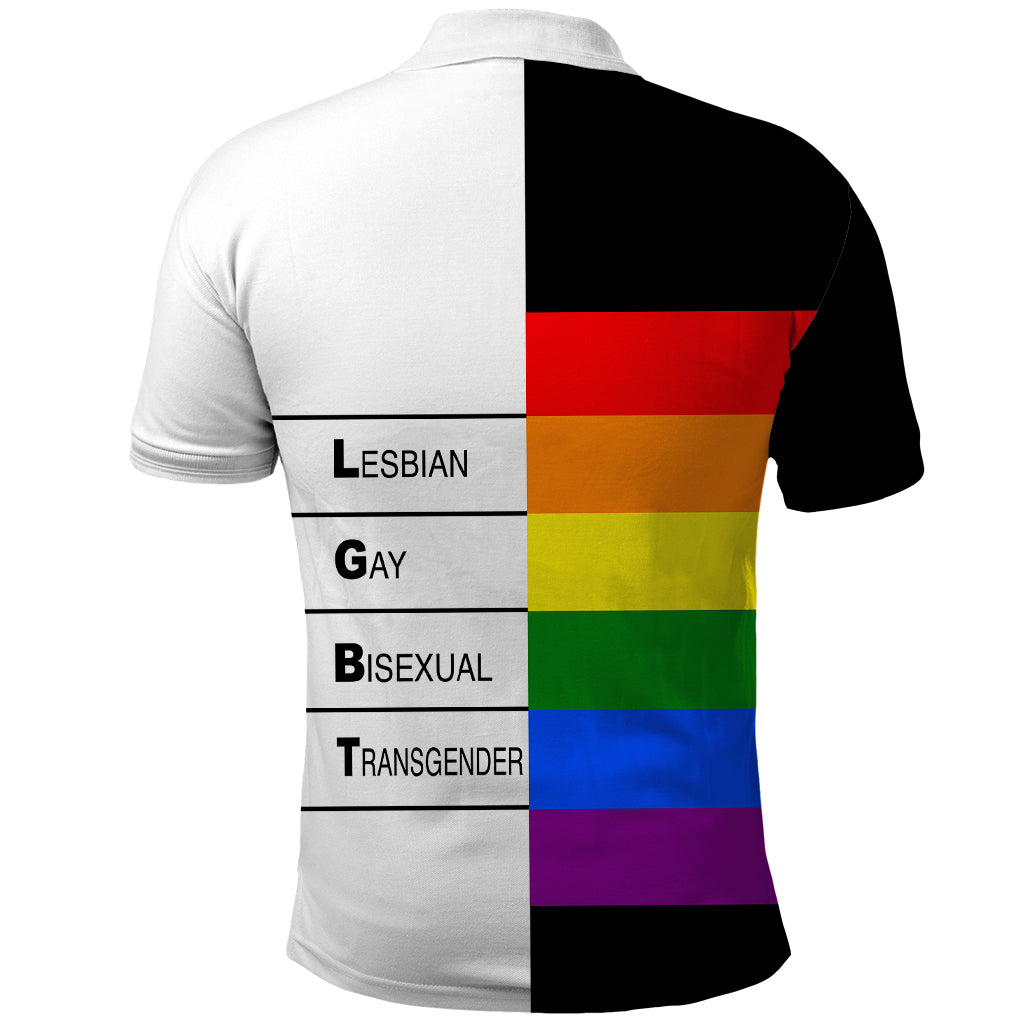 LGBT Pantone Polo Shirt Pride LT6