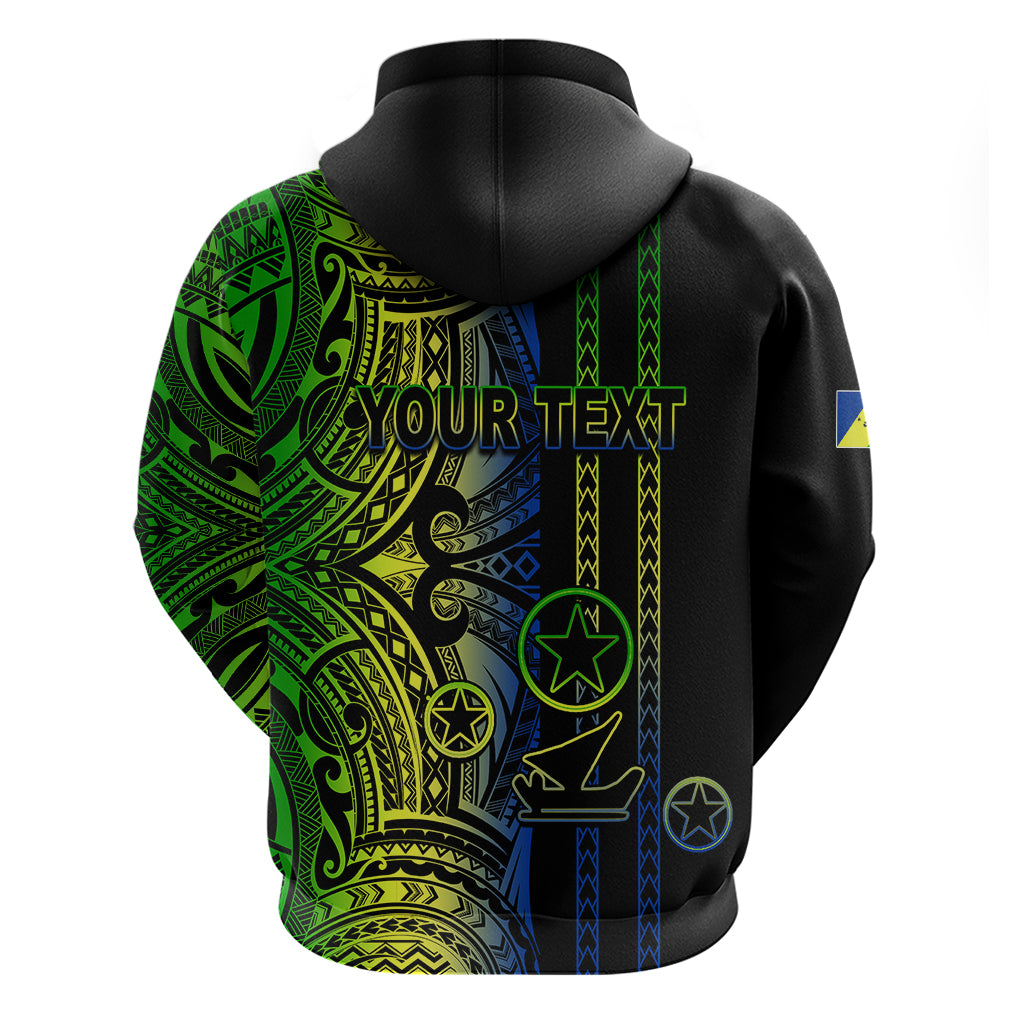 Custom Vanuatu Malampa Hoodie Polynesian Tribal LT6