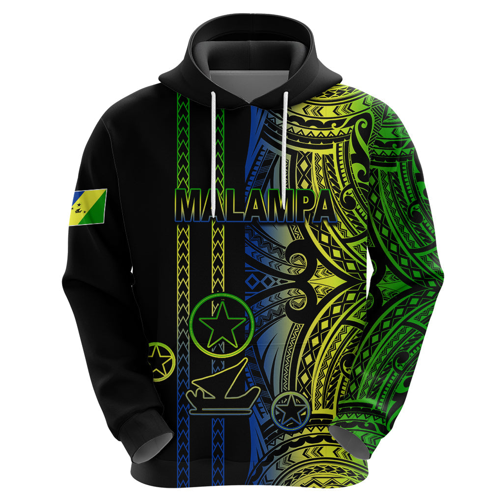 Custom Vanuatu Malampa Hoodie Polynesian Tribal LT6