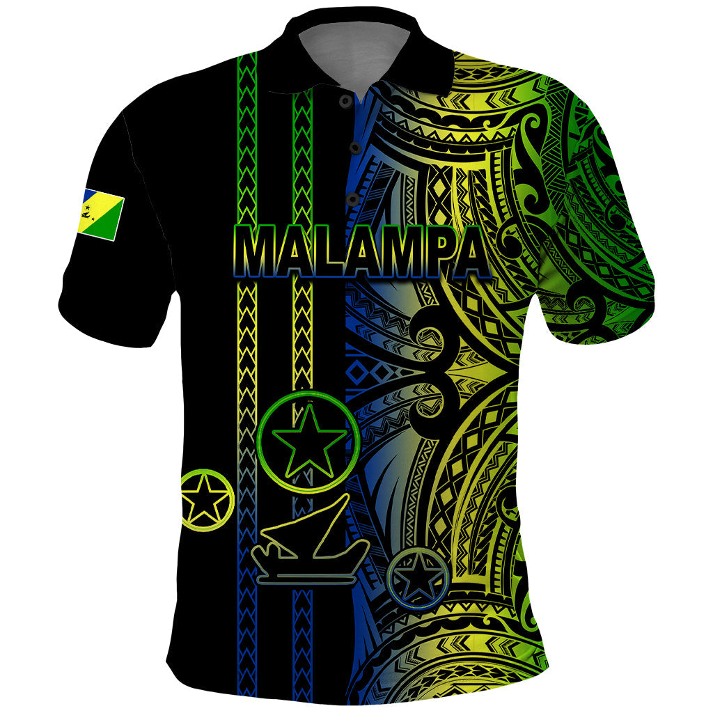Custom Vanuatu Malampa Polo Shirt Polynesian Tribal LT6
