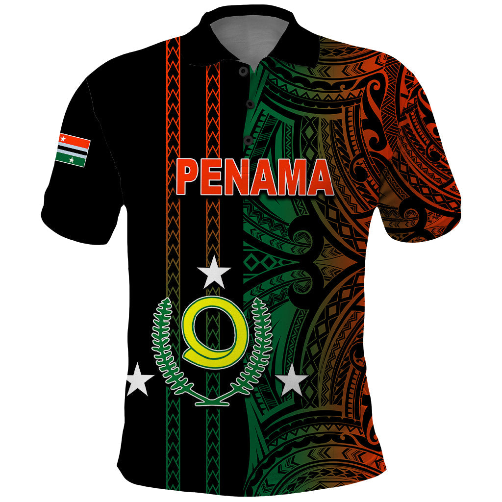 Custom Vanuatu Penama Polo Shirt Polynesian Tribal LT6
