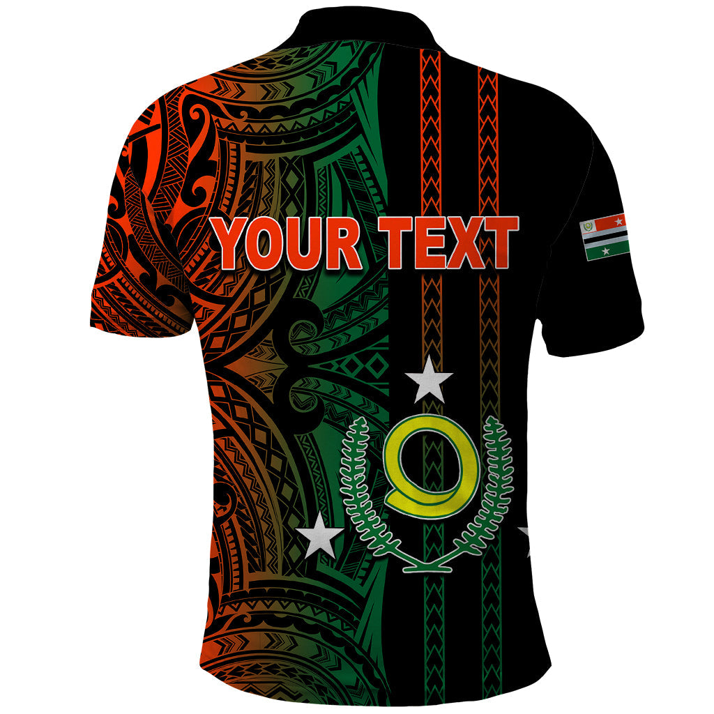 Custom Vanuatu Penama Polo Shirt Polynesian Tribal LT6