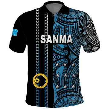 Custom Vanuatu Sanma Polo Shirt Polynesian Tribal LT6