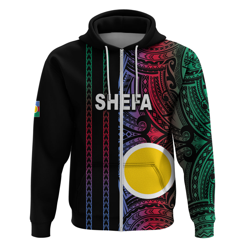 Custom Vanuatu Shefa Hoodie Polynesian Tribal LT6