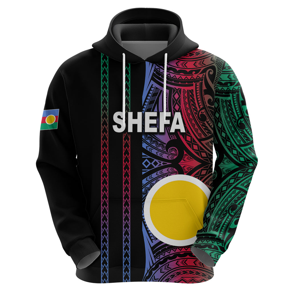 Custom Vanuatu Shefa Hoodie Polynesian Tribal LT6