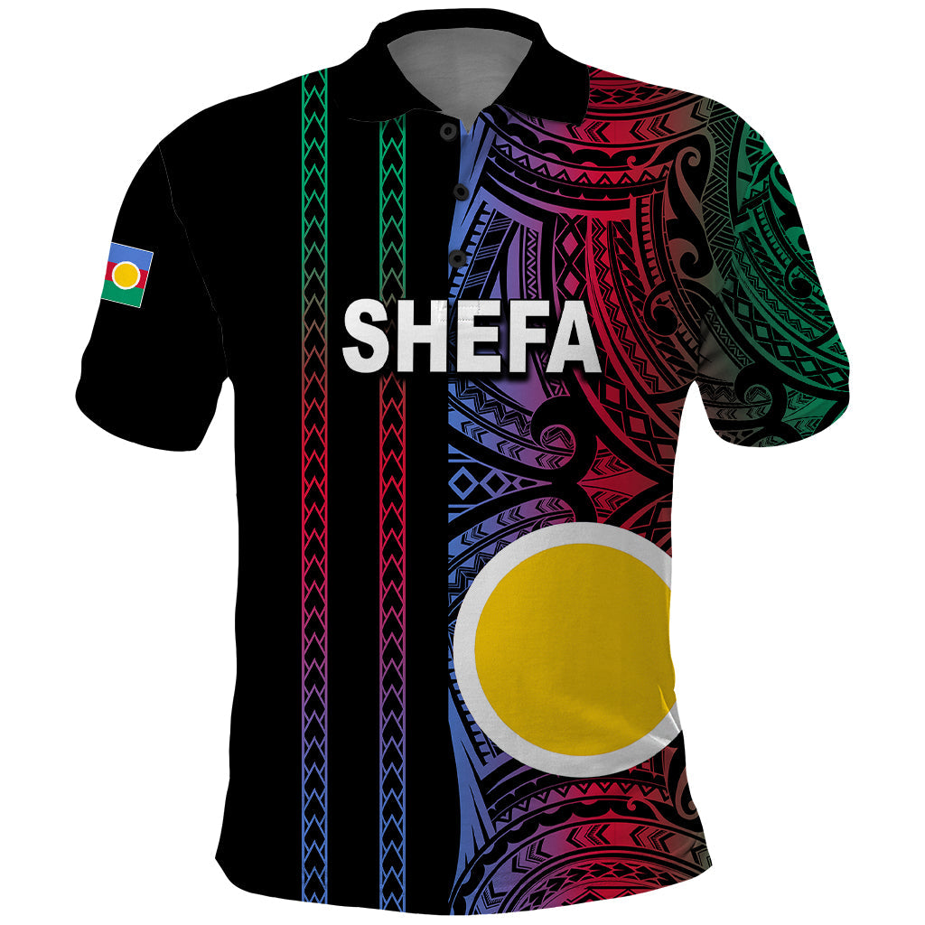 Custom Vanuatu Shefa Polo Shirt Polynesian Tribal LT6