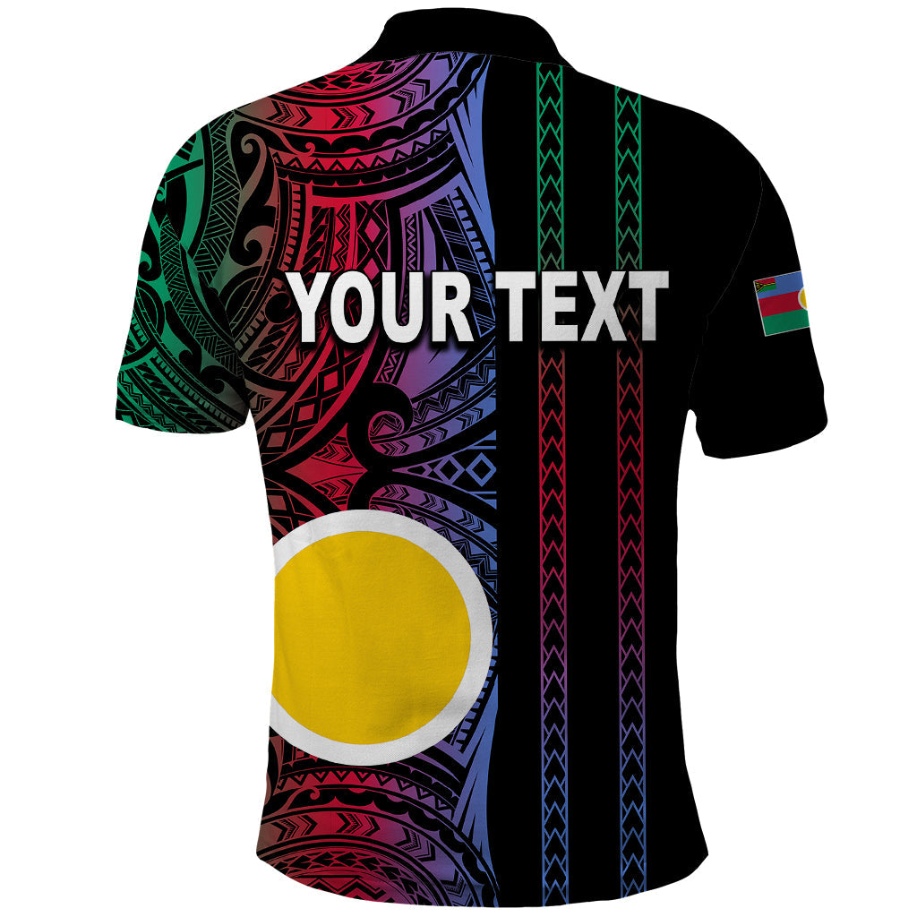 Custom Vanuatu Shefa Polo Shirt Polynesian Tribal LT6