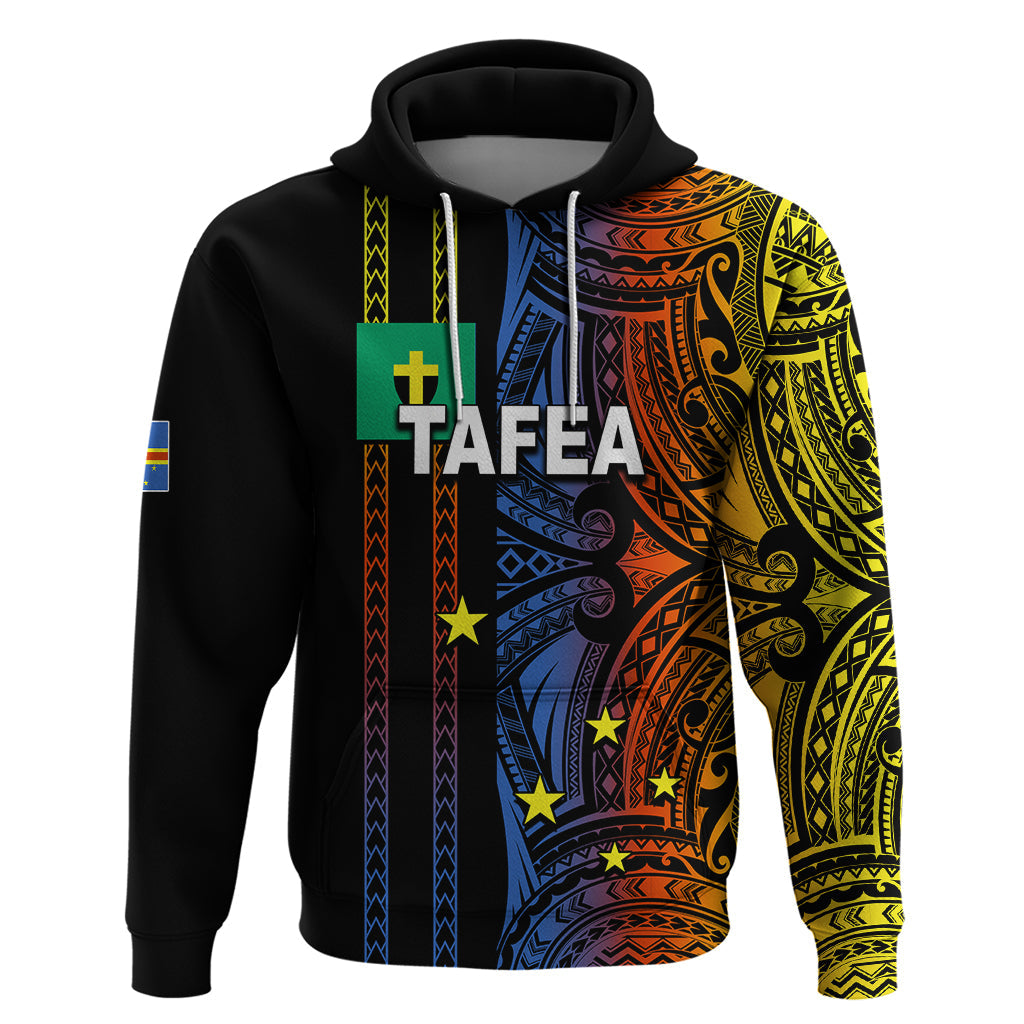 Custom Vanuatu Tafea Hoodie Polynesian Tribal LT6