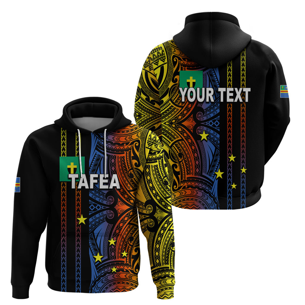 Custom Vanuatu Tafea Hoodie Polynesian Tribal LT6