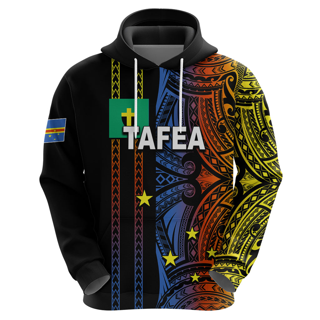 Custom Vanuatu Tafea Hoodie Polynesian Tribal LT6