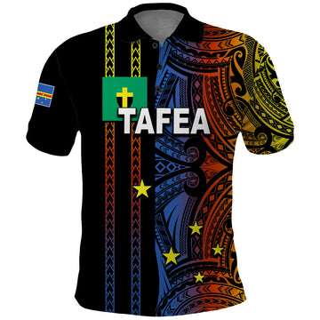 Custom Vanuatu Tafea Polo Shirt Polynesian Tribal LT6