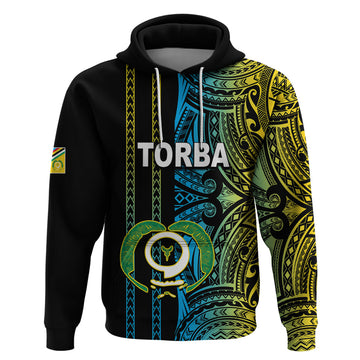 Custom Vanuatu Torba Hoodie Polynesian Tribal LT6