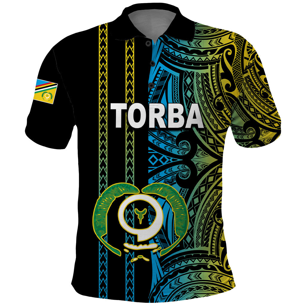 Custom Vanuatu Torba Polo Shirt Polynesian Tribal LT6
