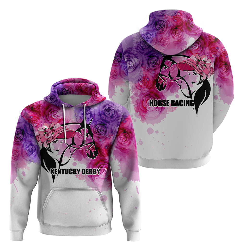 Kentucky Horse Racing Hoodie Derby Girl LT6