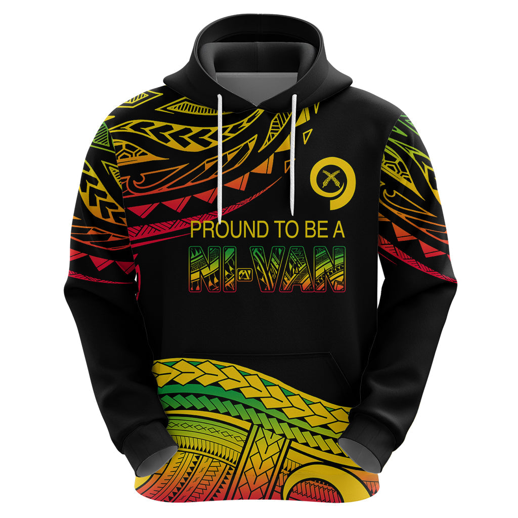 Custom Tribal Vanuatu Hoodie Pround To Be A Ni Van LT6