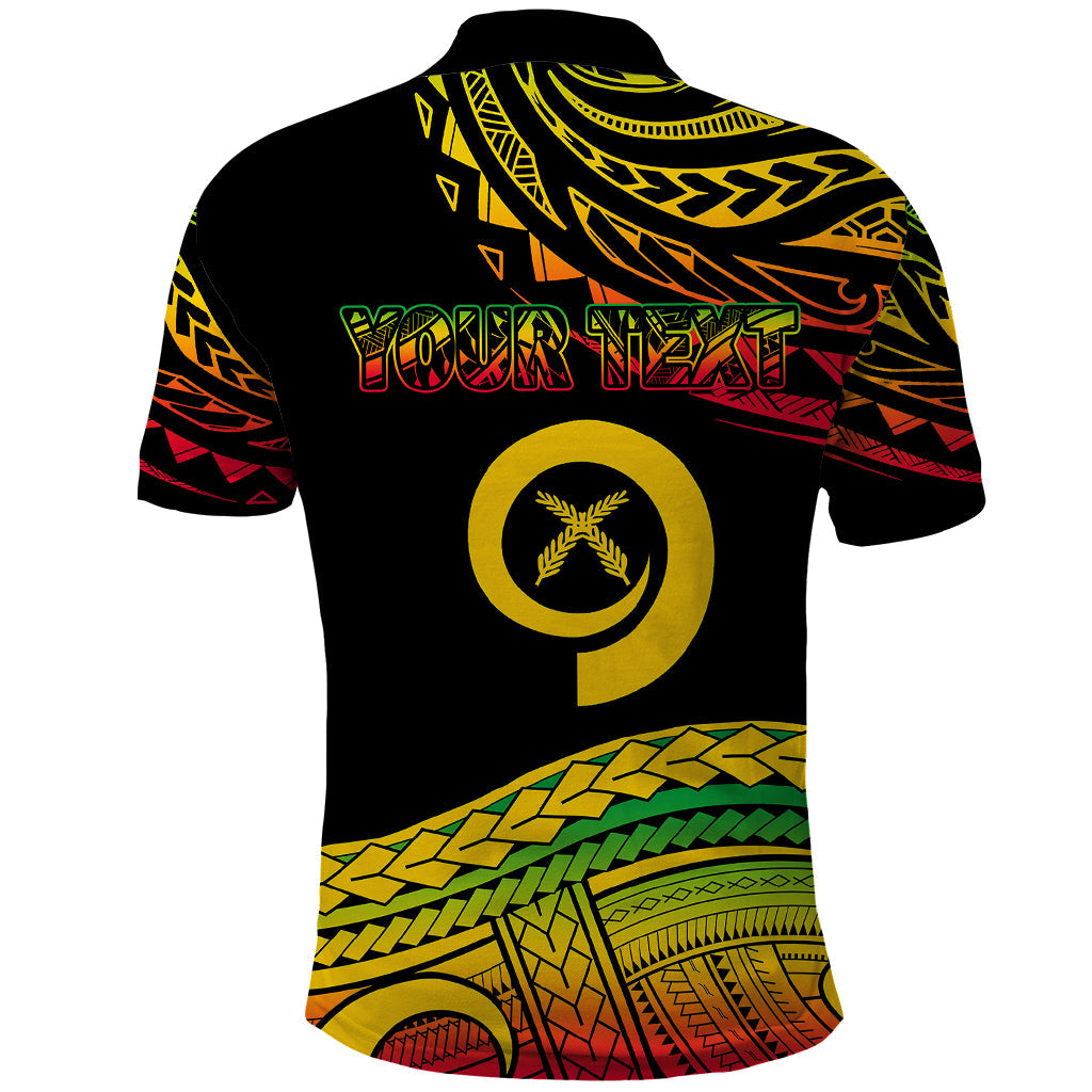 Custom Tribal Vanuatu Polo Shirt Pround To Be A Ni Van LT6