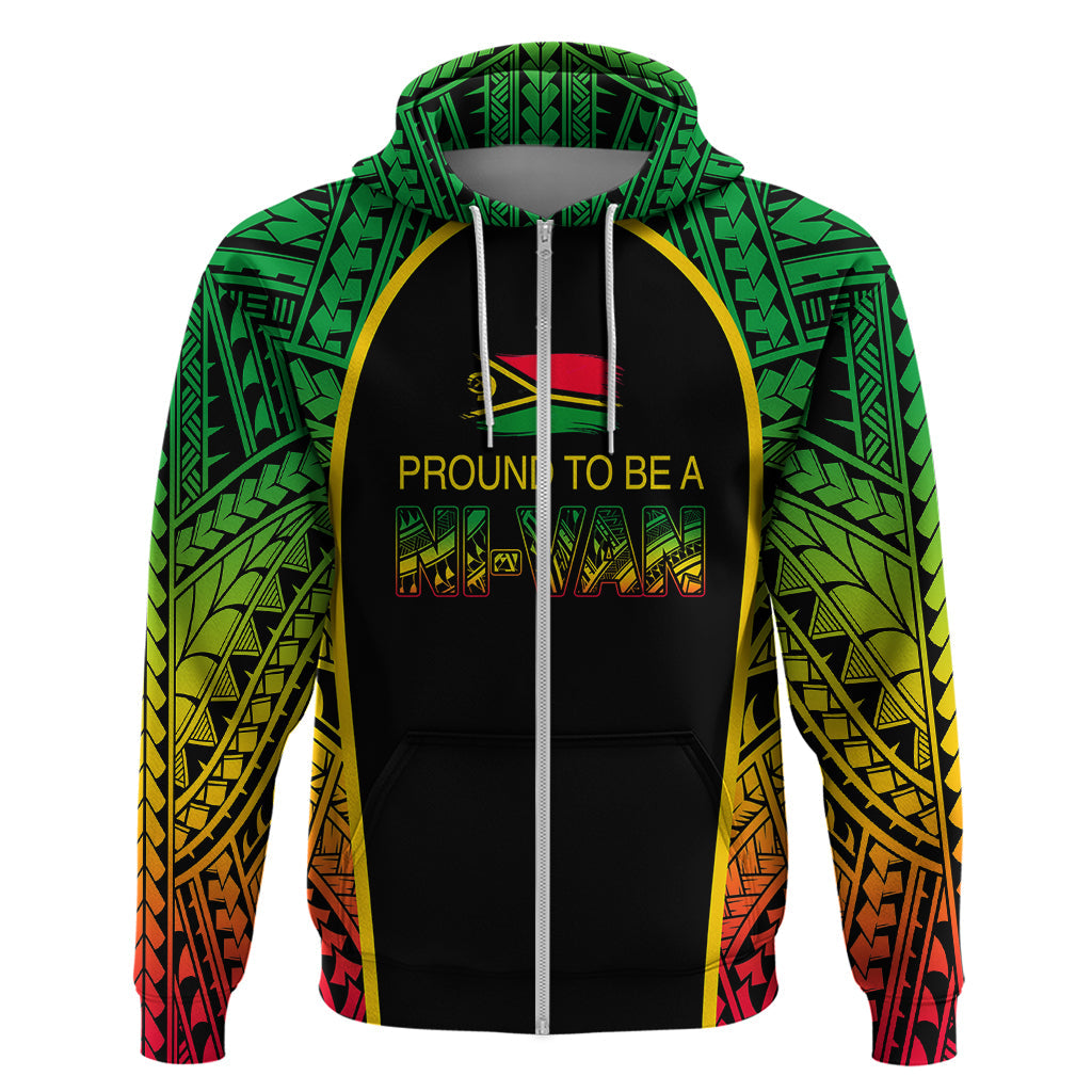 Custom Vanuatu Hoodie Pround To Be A Ni Van LT6