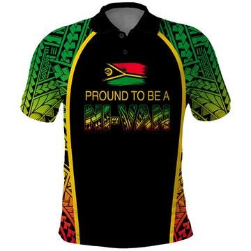 Custom Vanuatu Polo Shirt Pround To Be A Ni Van LT6