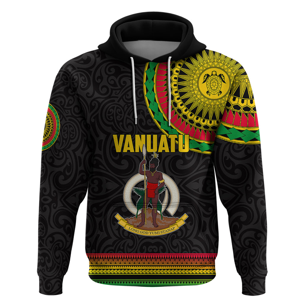 Custom Vanuatu Hoodie Polynesia Circle LT6