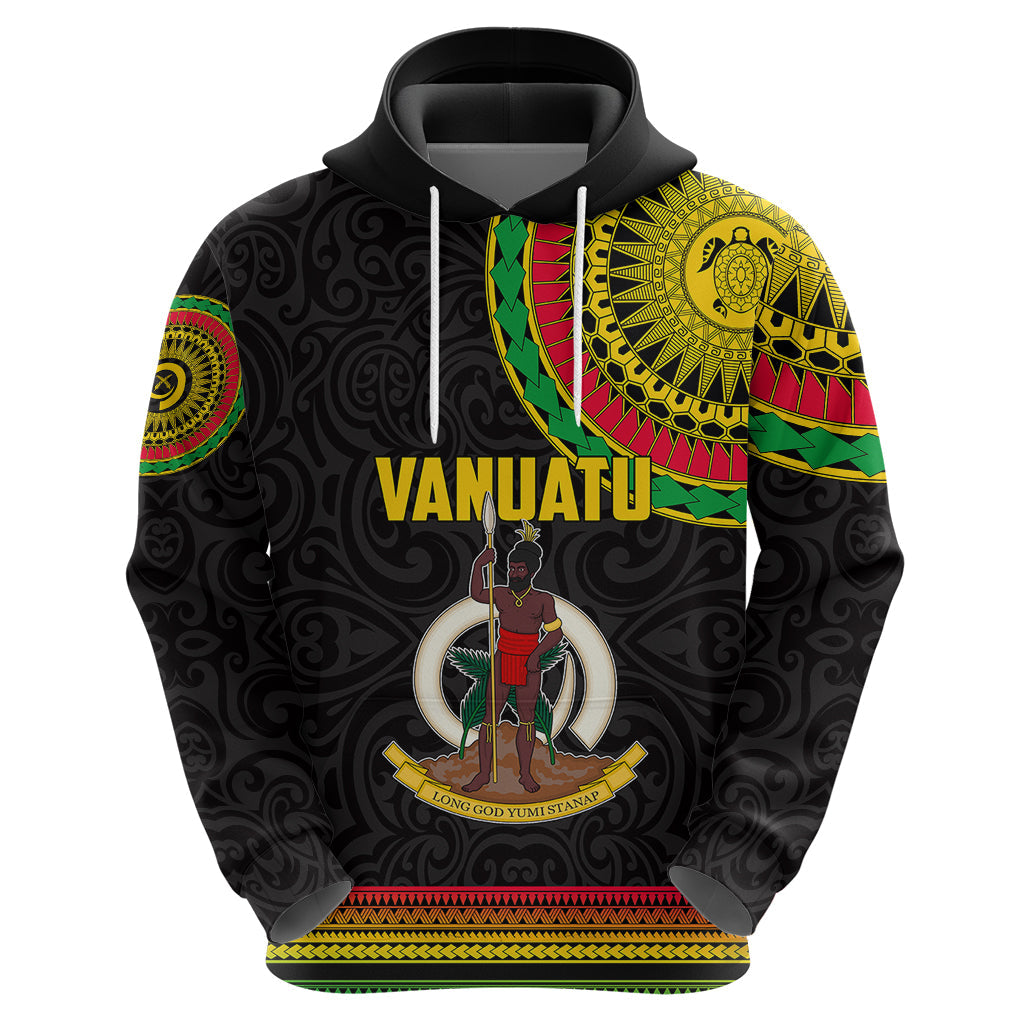Custom Vanuatu Hoodie Polynesia Circle LT6