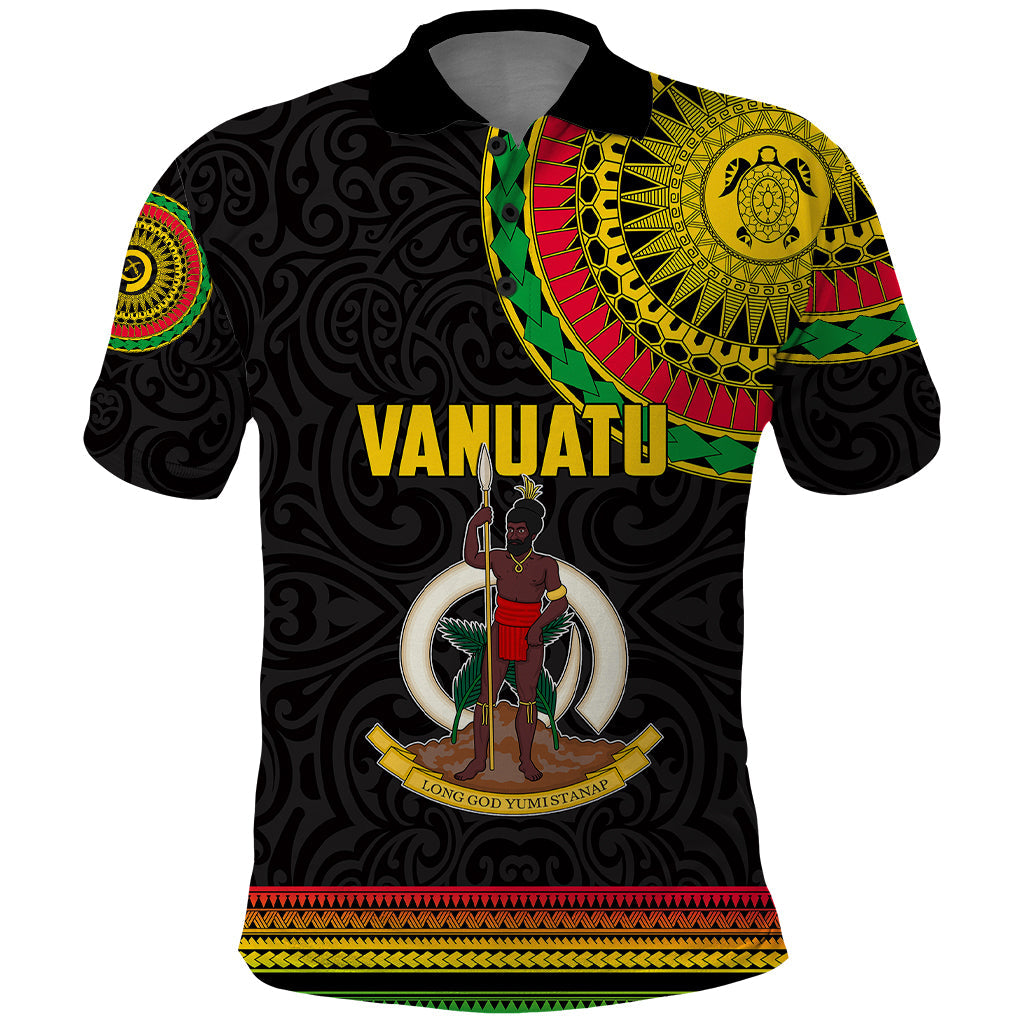 Custom Vanuatu Polo Shirt Polynesia Circle LT6