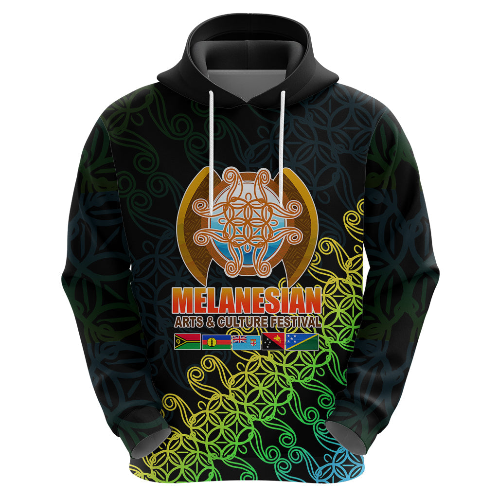 Melanesian Festival 2023 Hoodie Fest'Napuan Black Style LT6