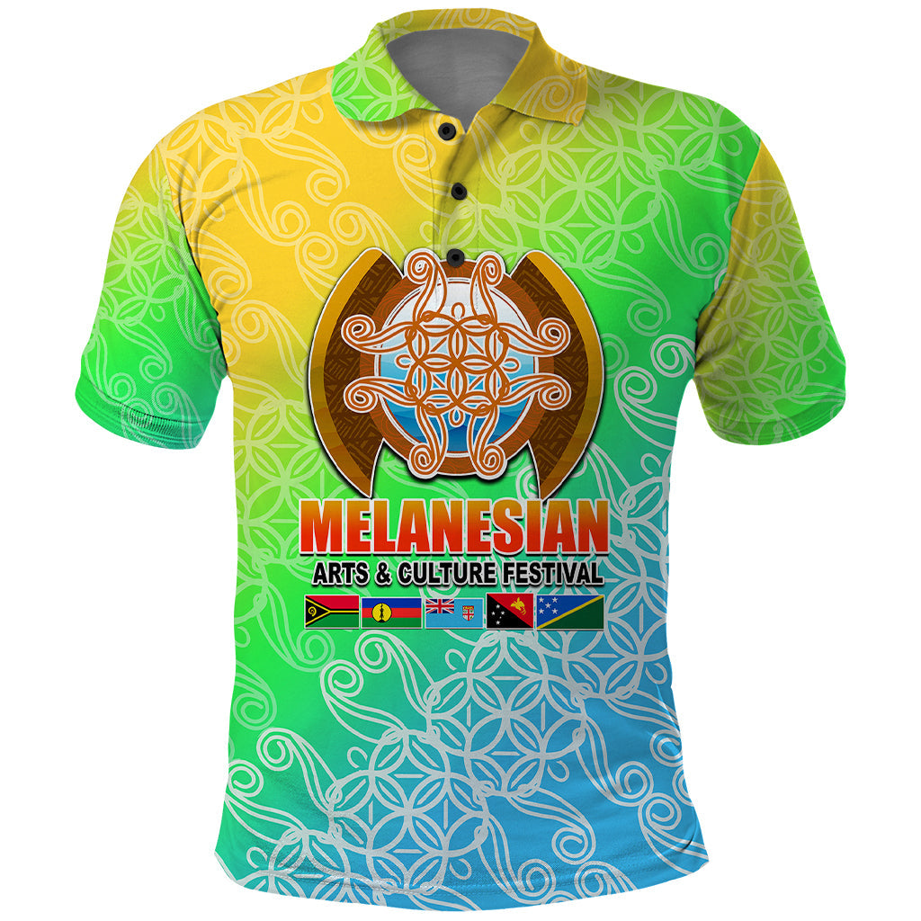 Melanesian Festival 2023 Polo Shirt Fest'Napuan Colorful Style LT6