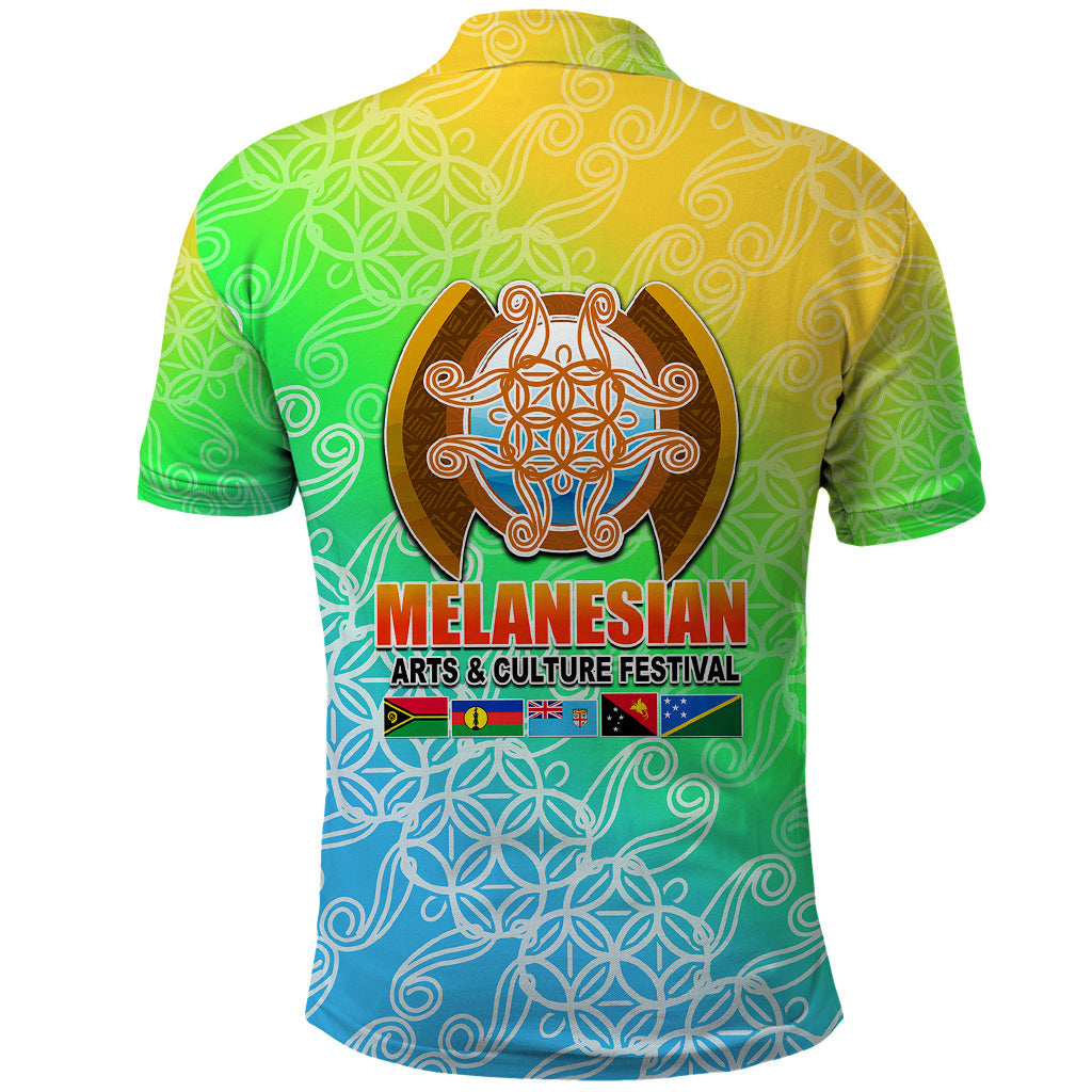 Melanesian Festival 2023 Polo Shirt Fest'Napuan Colorful Style LT6