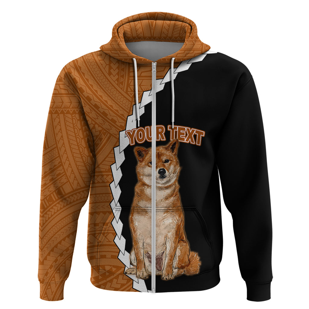 Custom Shiba Inu Dog Hoodie With Polynesian Tribal Tattoo LT6