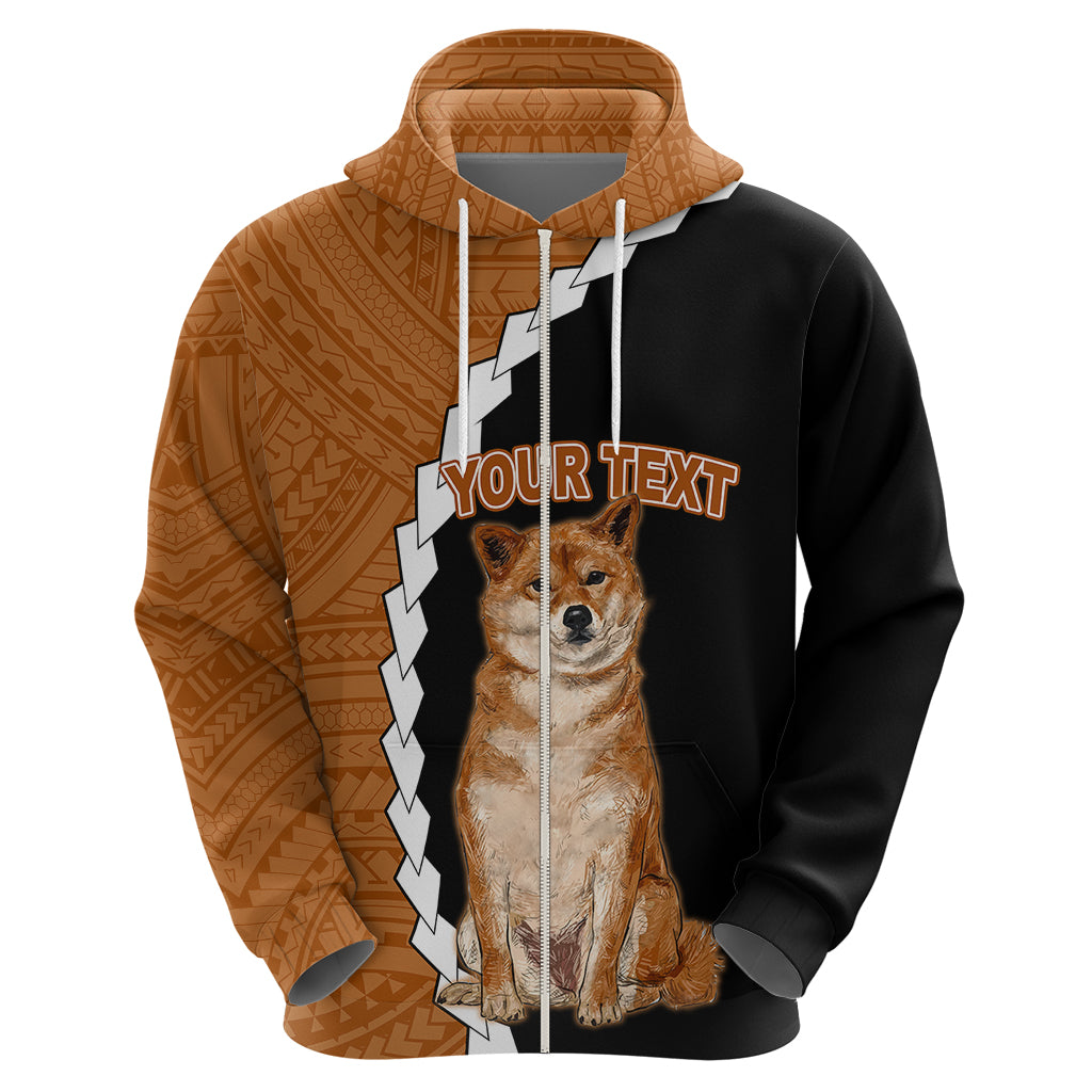 Custom Shiba Inu Dog Hoodie With Polynesian Tribal Tattoo LT6
