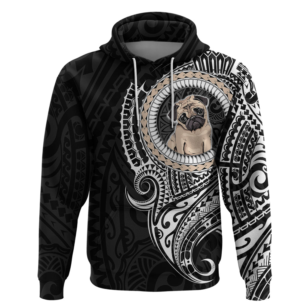Polynesian Pug Dog Hoodie Dog In My Heart LT6