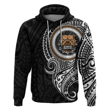 Polynesian Pitbull Dog Hoodie Dog In My Heart LT6