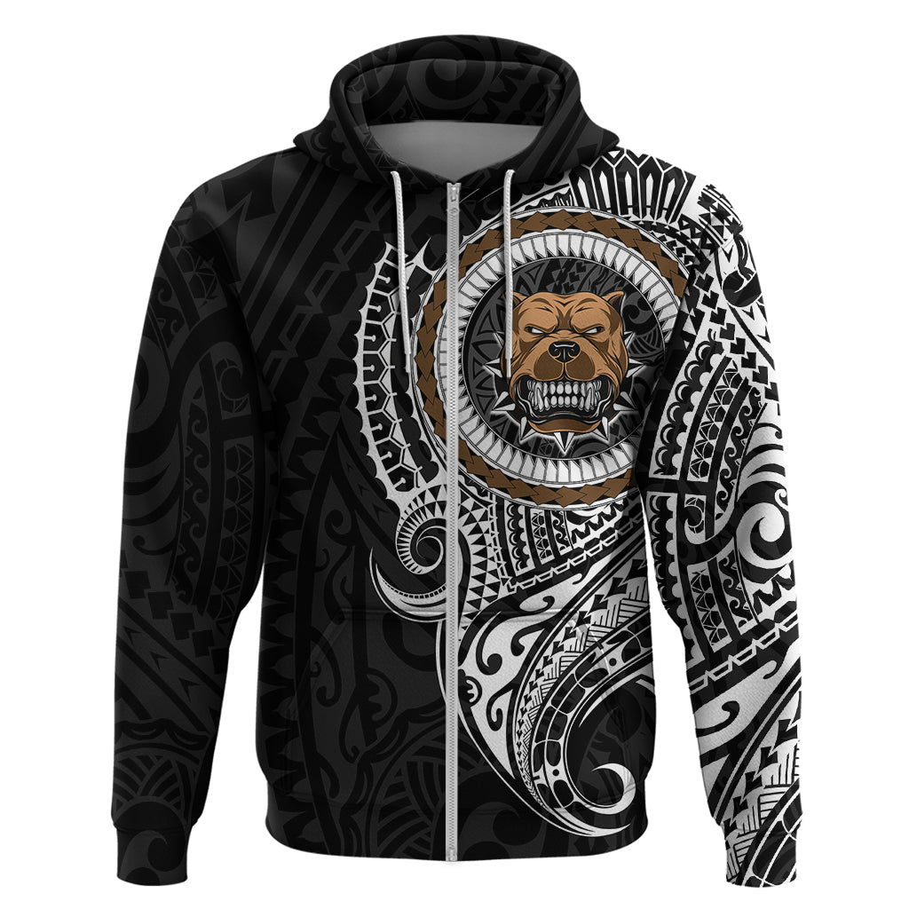 Polynesian Pitbull Dog Hoodie Dog In My Heart LT6