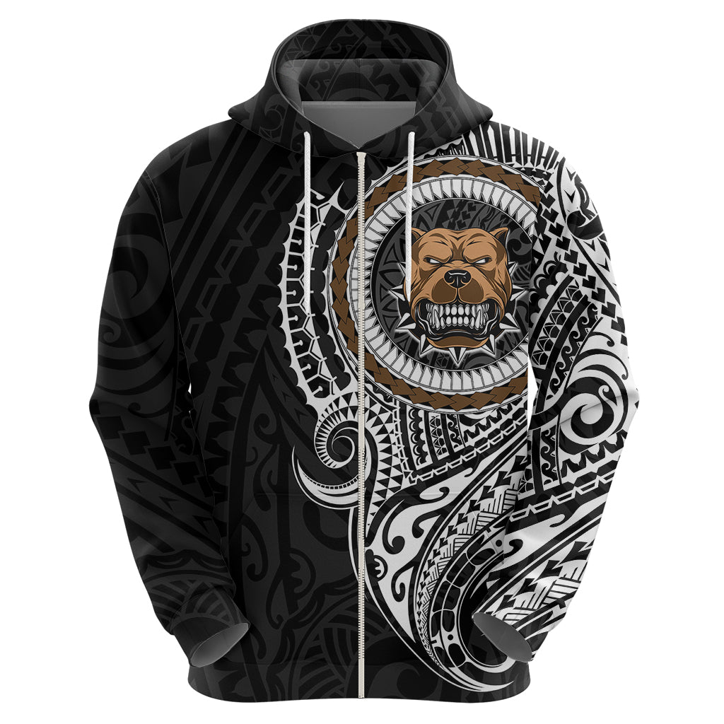 Polynesian Pitbull Dog Hoodie Dog In My Heart LT6