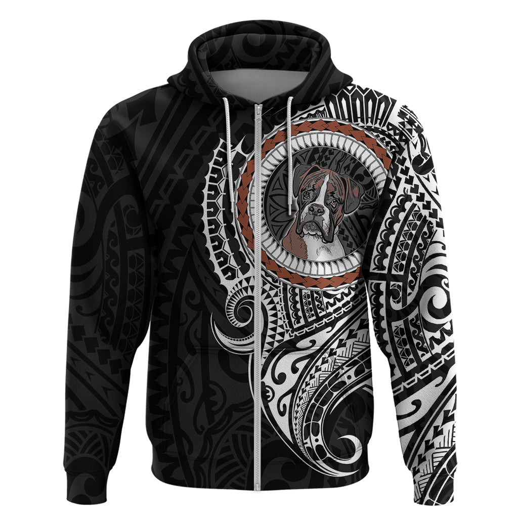 Polynesian Boxer Dog Hoodie Dog In My Heart LT6