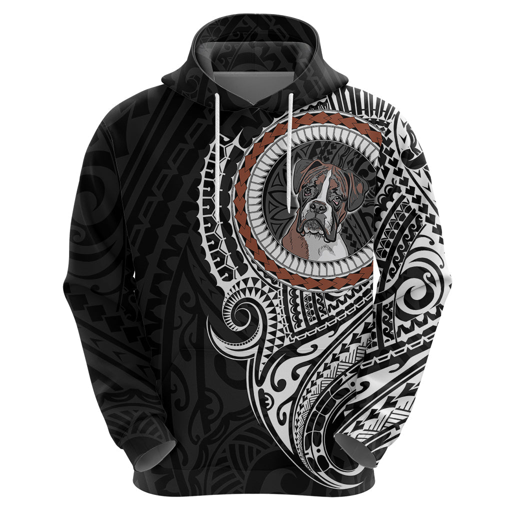 Polynesian Boxer Dog Hoodie Dog In My Heart LT6