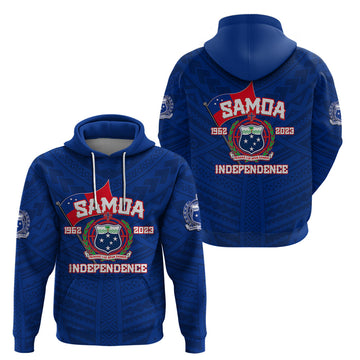 Samoa Independence Hoodie 2023 Blue Style LT6
