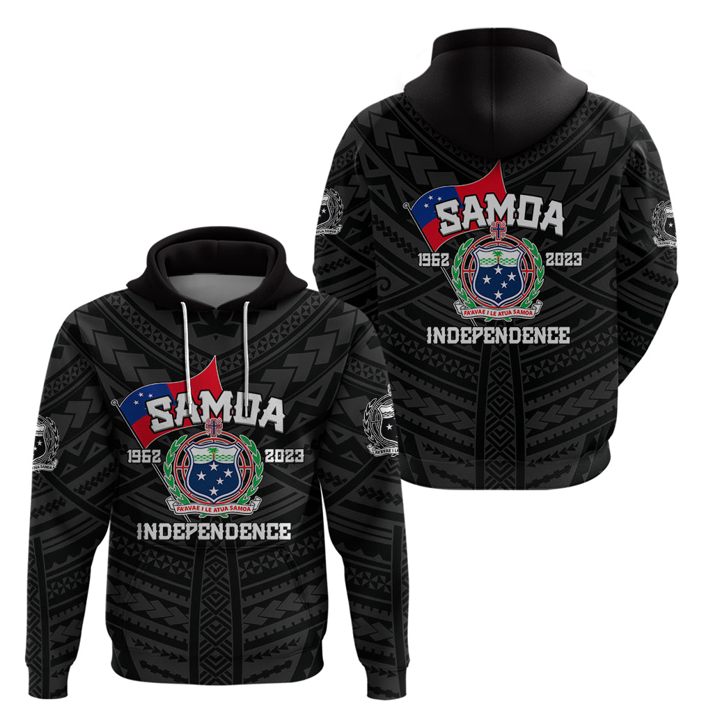 Samoa Independence Hoodie 2023 Black Style LT6